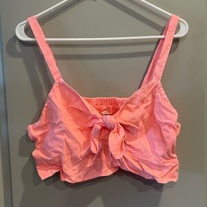 Universal Thread Coral Crop Top